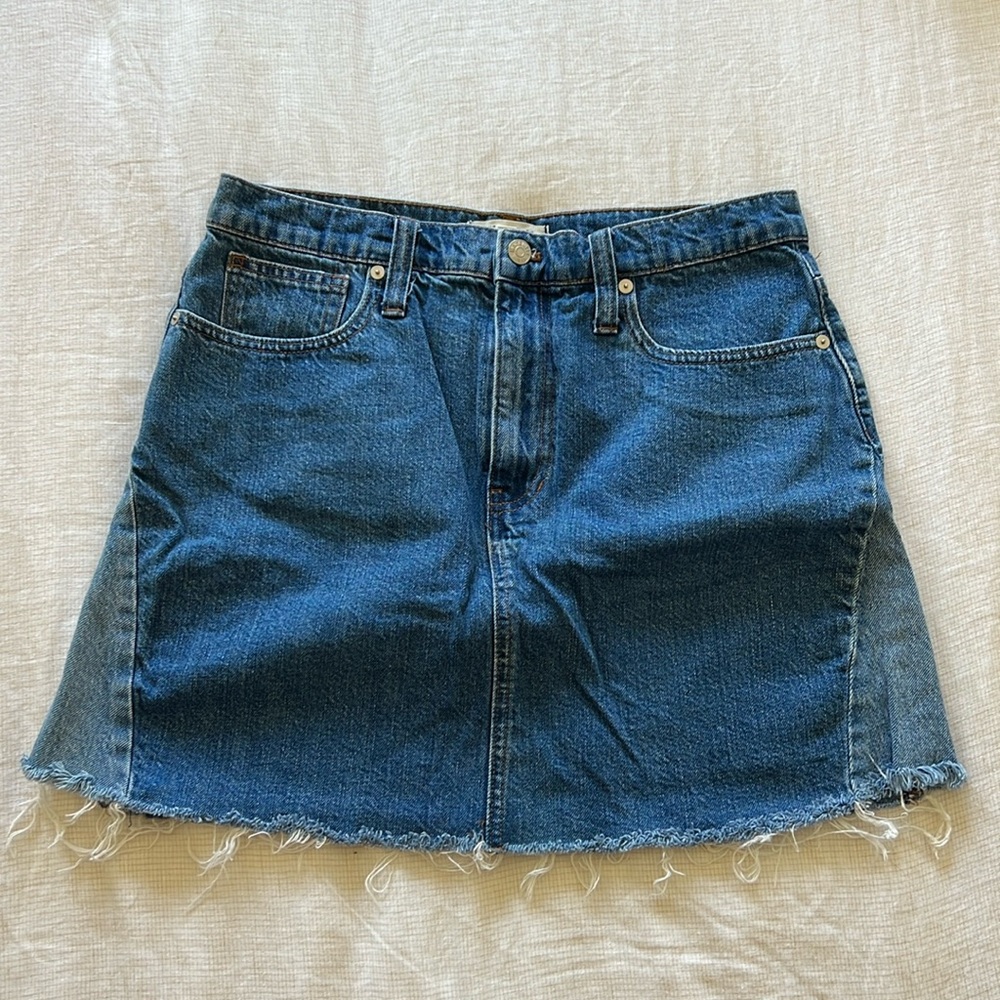 Madewell Jean mini skirt